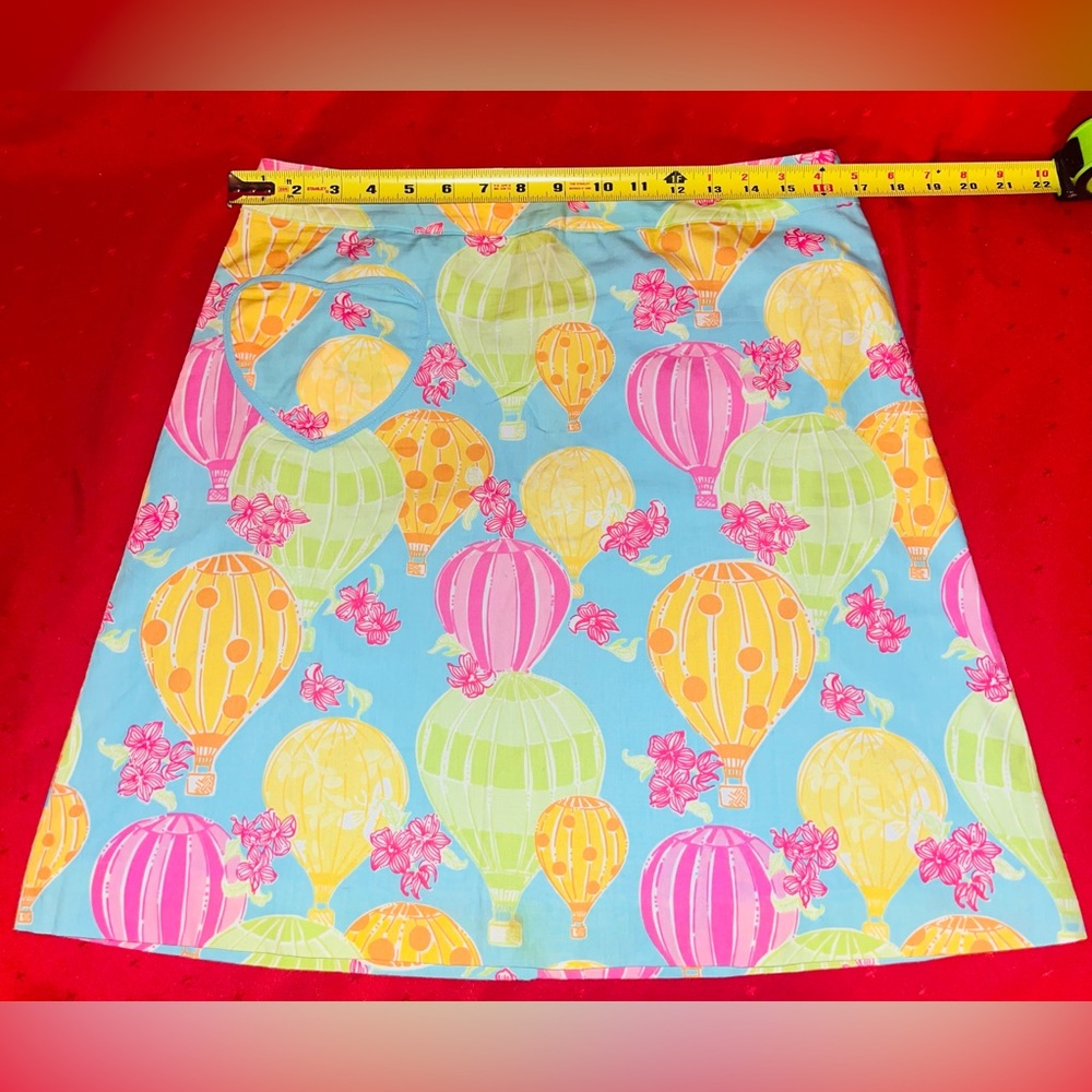 Lilly Pulitzer Blue Hot Air Balloon A-Line Skirt - Picture 2 of 5